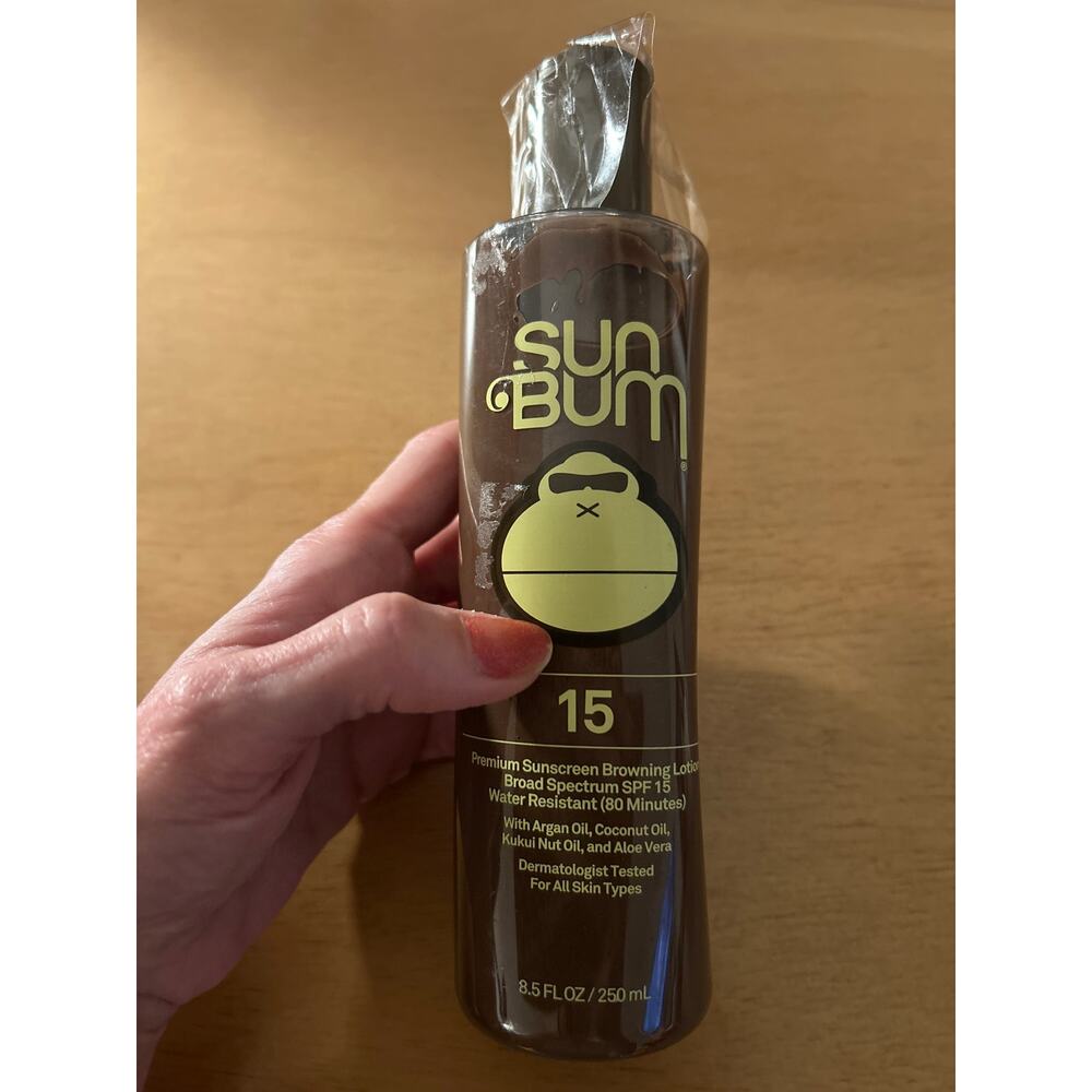 #2New Sun🌞Bum SPF15 Browning Sunscreen Water 💦 Resistant Size 8.5oz Exp 4/2027